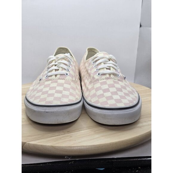 Vans Chalk Pink Checker board Mens Size 13  Sneakers skate shoes 721356 - Picture 2 of 9